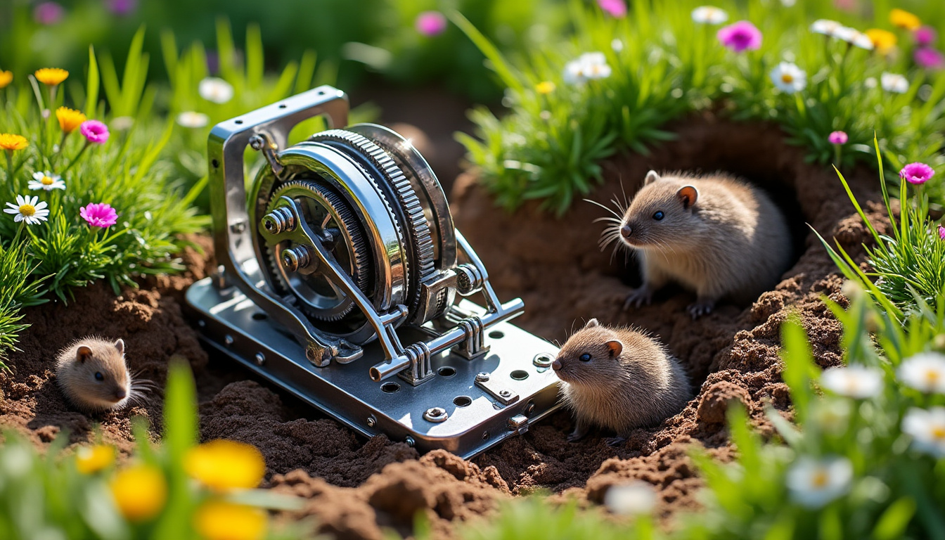 Canetaupe : tout savoir sur ce piège à taupes mécanique