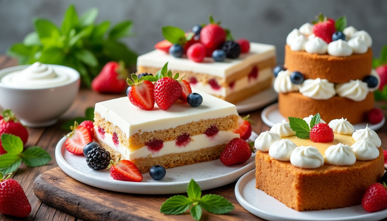 Gâteau industriel peu calorique : sélection des meilleures options disponibles