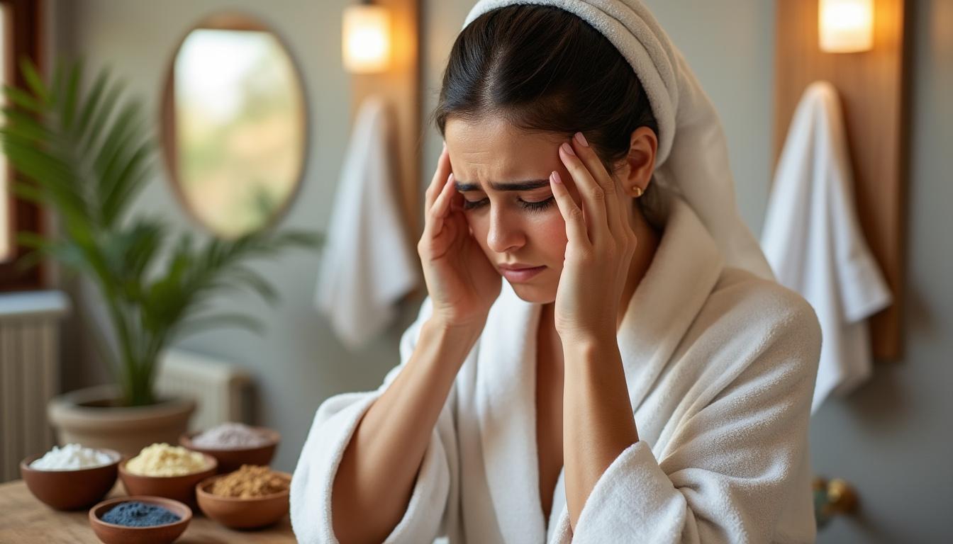 Maux de tête après coloration végétale : causes possibles et que faire ?