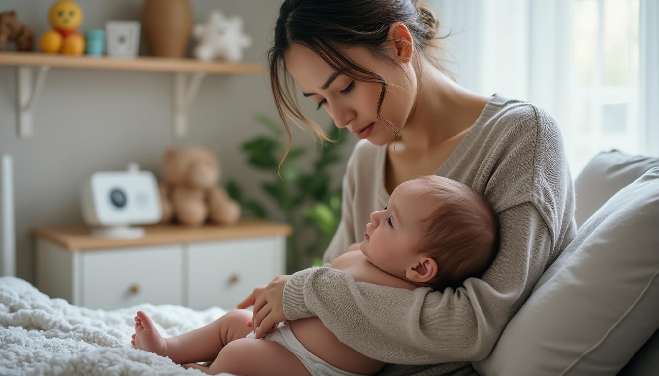 J’ai cogné la tête de mon bébé de 2 mois : que faire et comment réagir ?